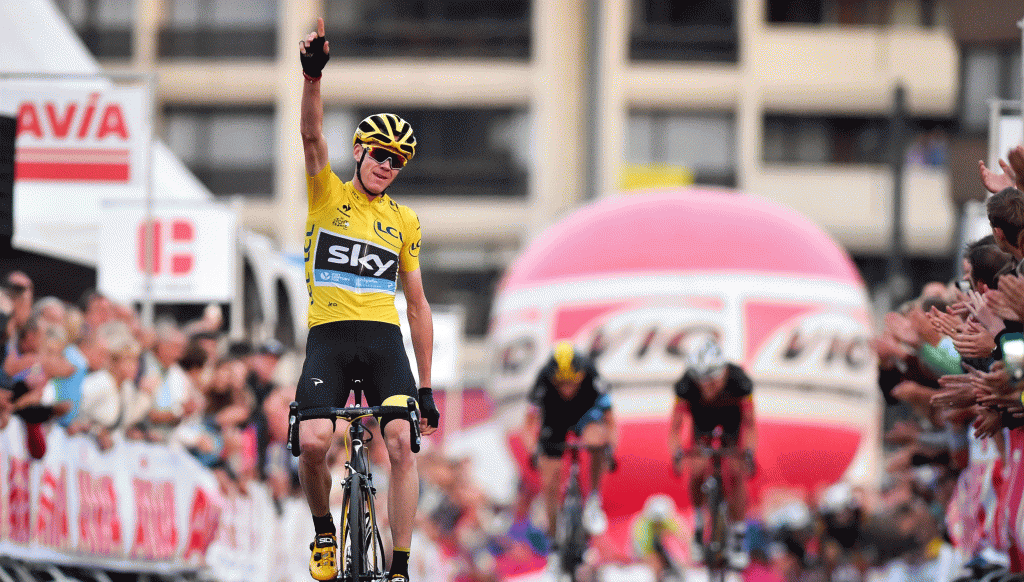 Chris Froome will be going for a fourth Tour de France title in a row.