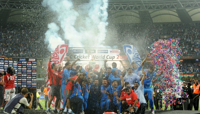 The Wankhede Stadium in Mumbai, the scene of India's 2011 World Cup triumph.
