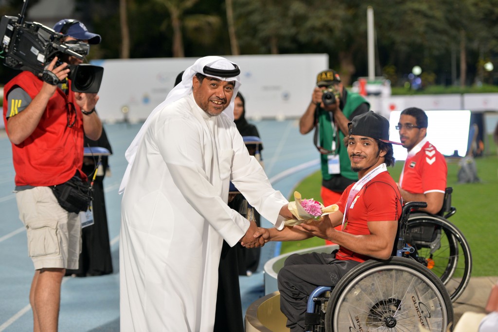 Salem Al Shehhi IPC Athletics Asia Oceania Championships ثاني جمعة يتوج سالم الشيحي بالزهب