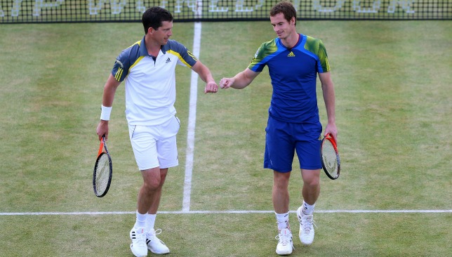Henman and Murray are close friends off the court.