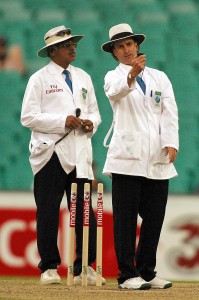 Venkataraghavan (L) later became an ICC Umpire