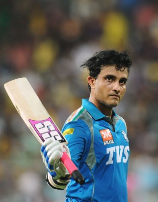 The Eden applauded Ganguly off the field 