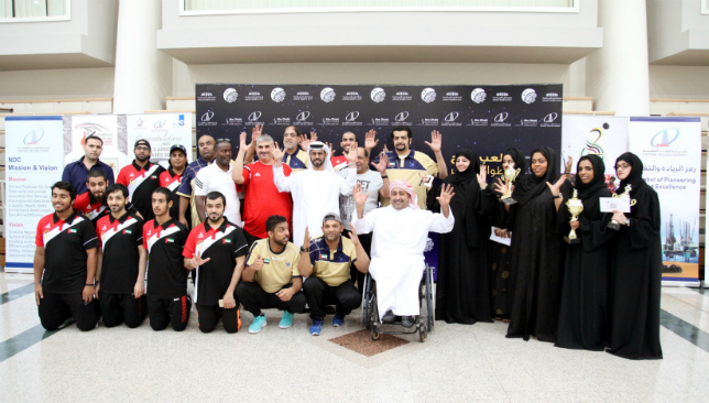 39 participants with hearing impairments competed in the NDC sponsored tournament.