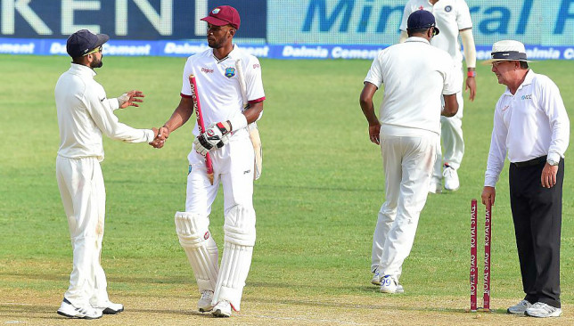 Roston Chase chased India's hopes of a win away