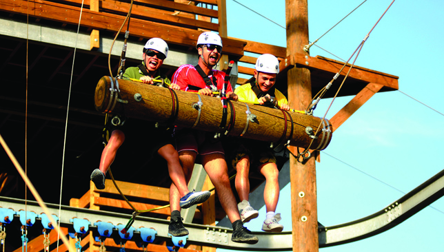Fun for all ages: Wadi Adventure is the ideal spot for a family day out.