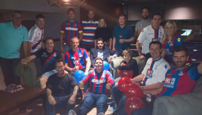 Palace fans catch the action at Loca Restaurant and Bar at Souk Al Bahar