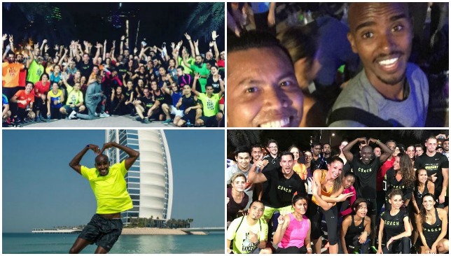Inmigración Respetuoso calor Olympic Champion Mo Farah runs with Nike+ Run Club at Zabeel Park during  holiday break in Dubai - Sport360 News
