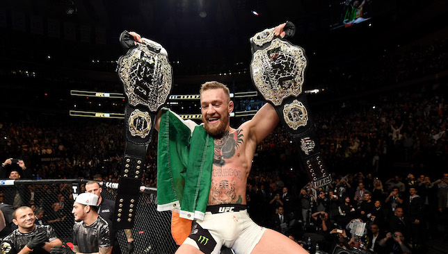 Two-weight champion: Conor McGregor.