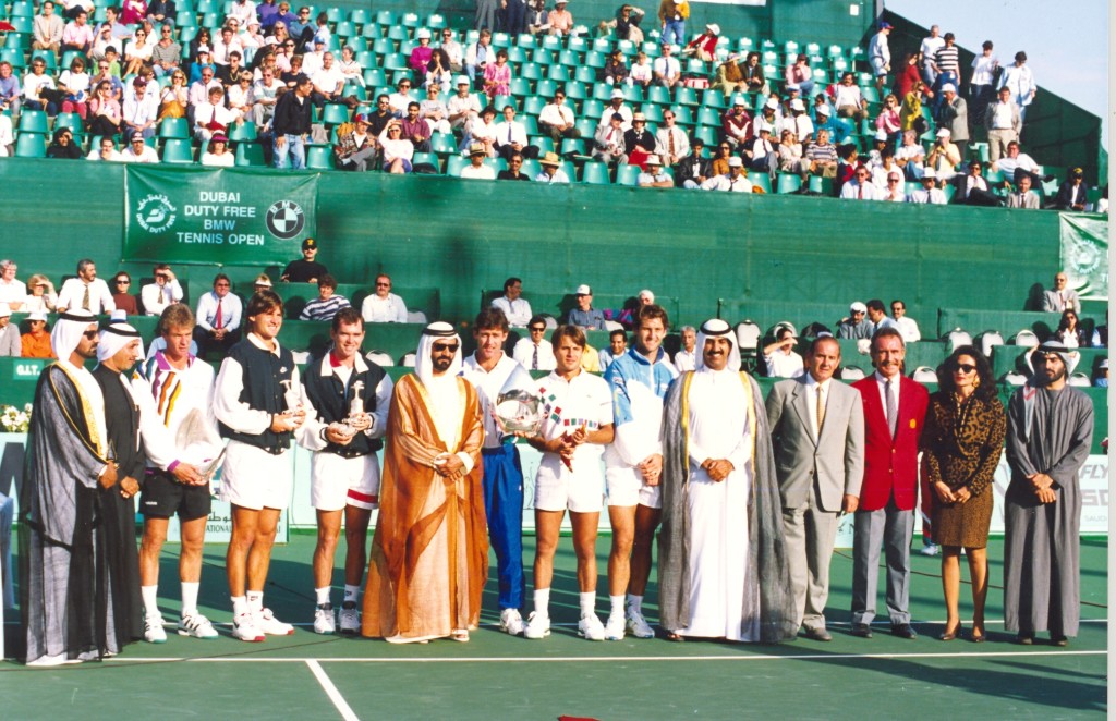 Karel Novacek beat Fabrice Santoro in the inaugural Dubai final (photo via DDF Tennis)