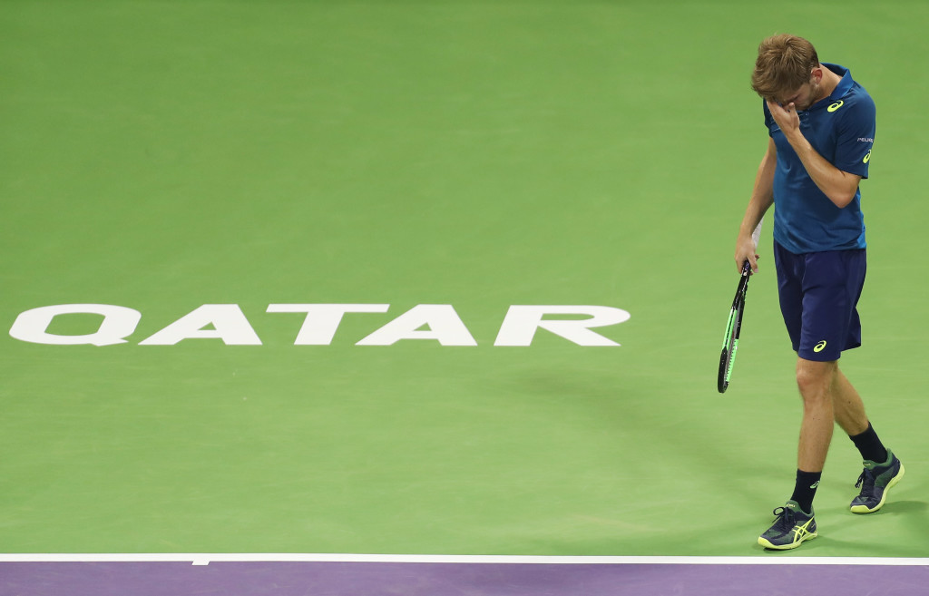 Disappointing Doha debut: For Goffin. 