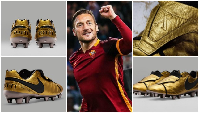 AS Roma legend Francesco Totti honoured by Nike's new limited edition  Tiempo boot - Sport360 News