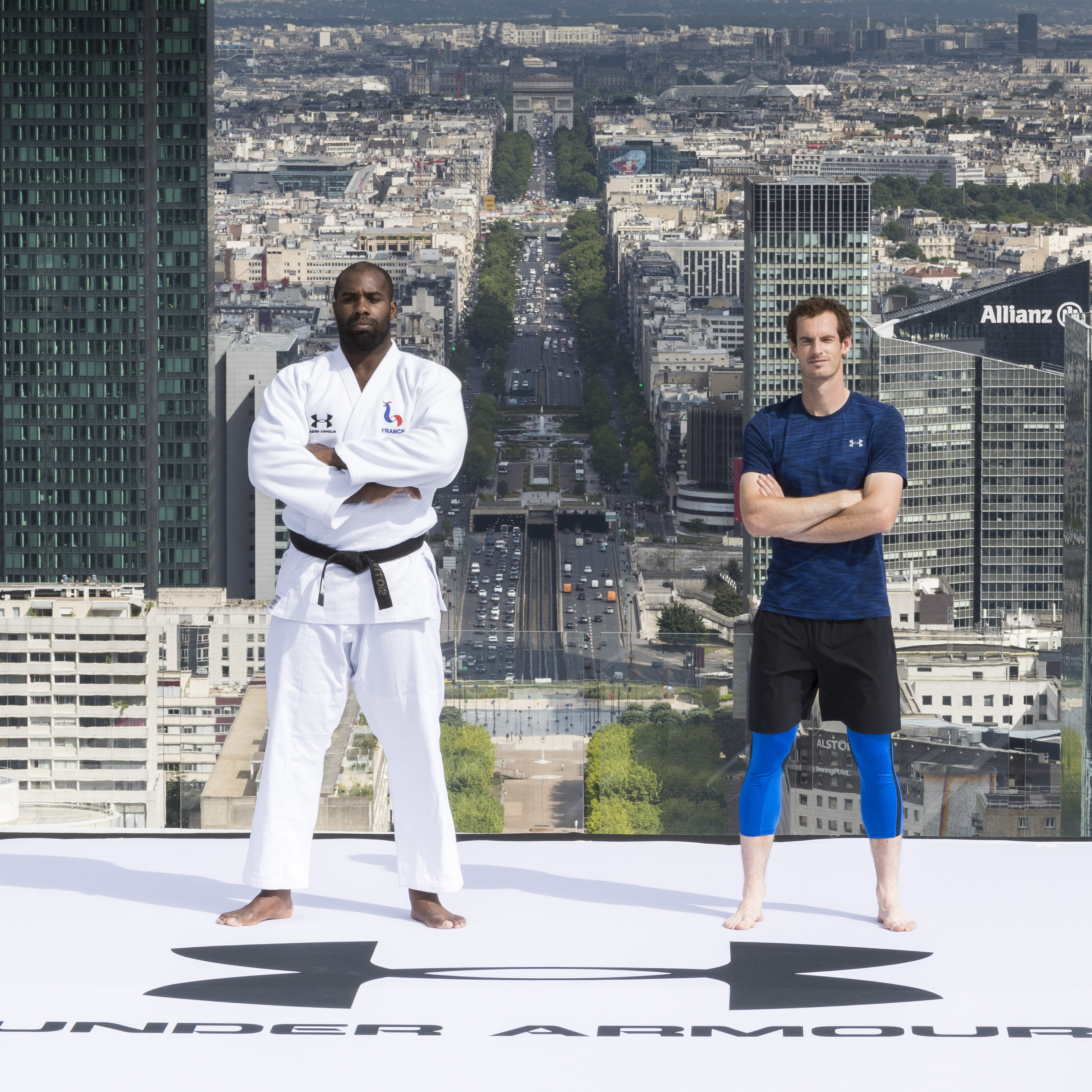Andy Murray and Teddy Riner take part 