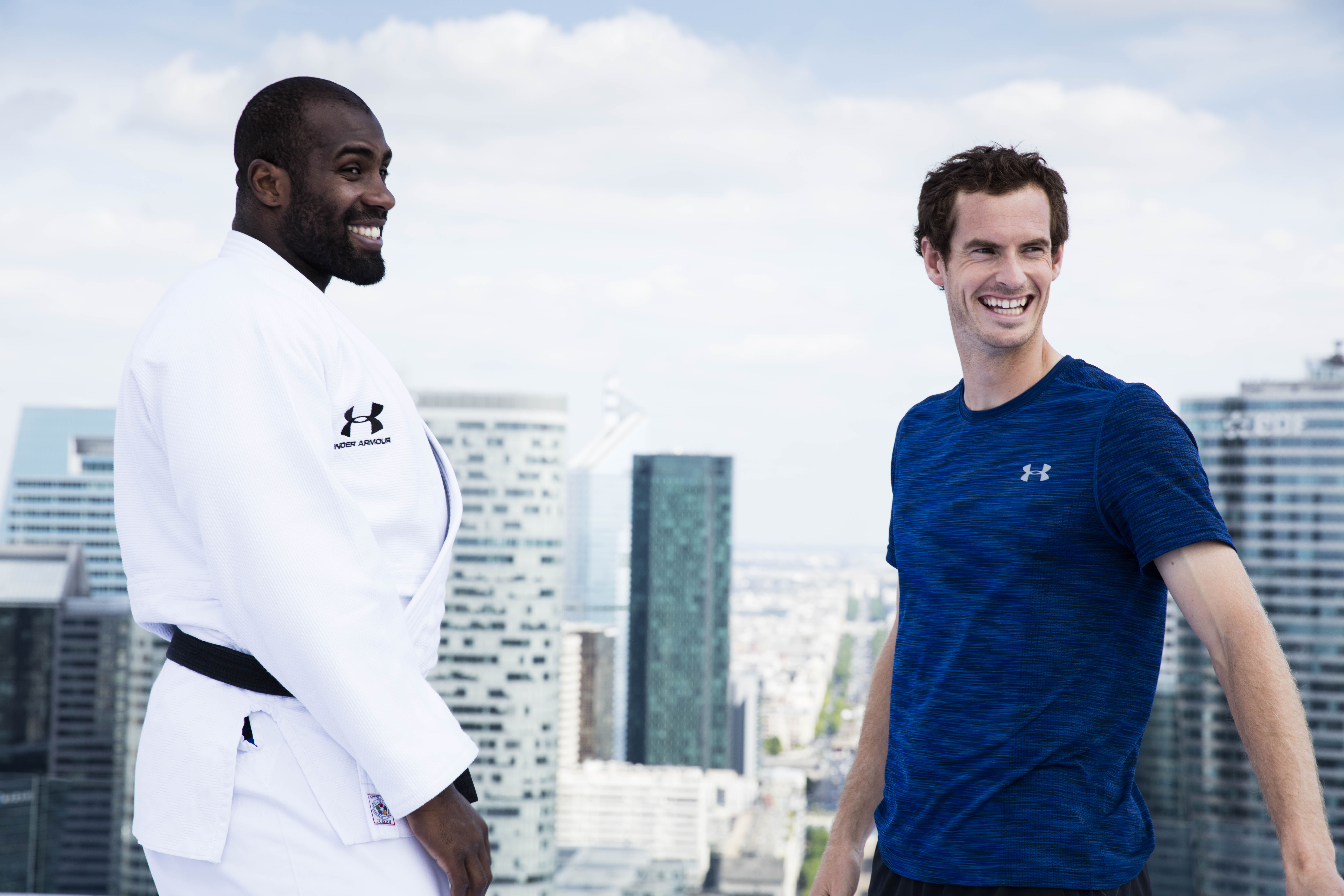 Andy Murray and Riner in stunning Under Armour shoot atop Grande Arche de La Defense - Sport360 News