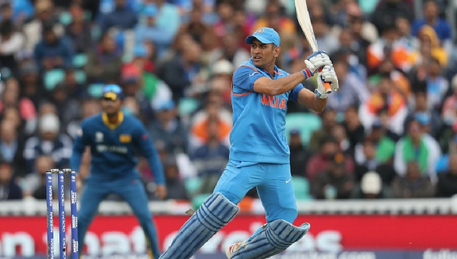 Dhoni's 63 helped India past the 300-run mark [Getty Images]