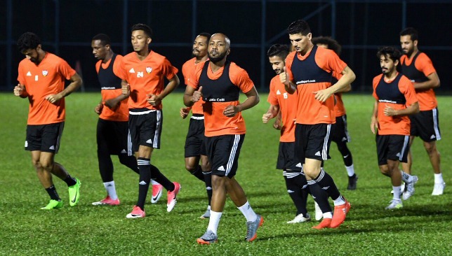 UAE players train in Kuala Lumpur