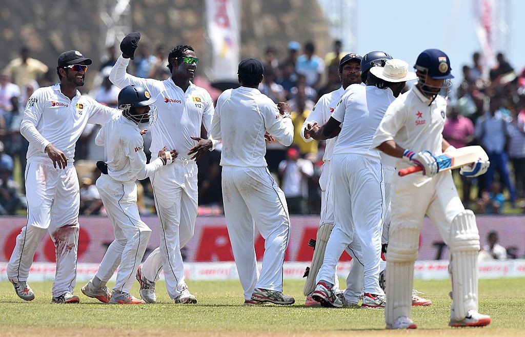 Despite a series win, India were outplayed by the Sri Lankans at Galle in 2015.