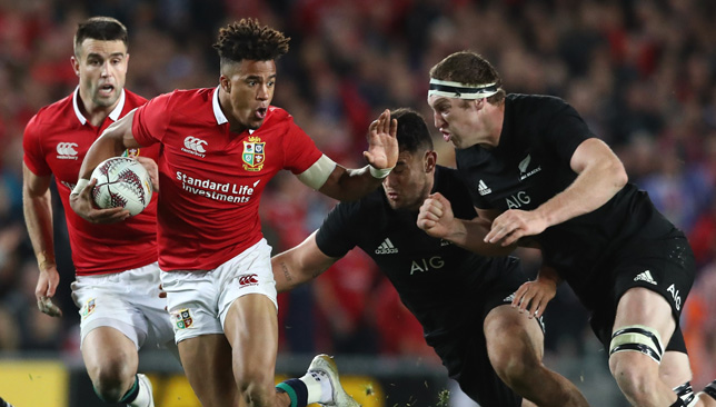 The Lions drew 1-1 with the All Blacks in 2017.