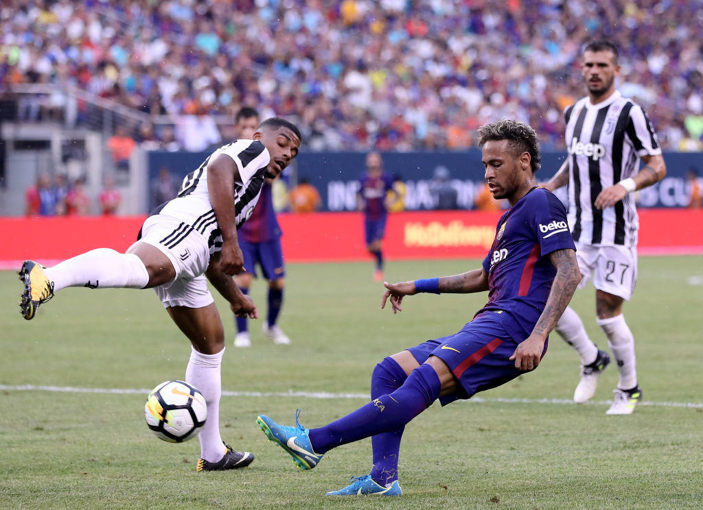 Neymar scored a brace against Juventus