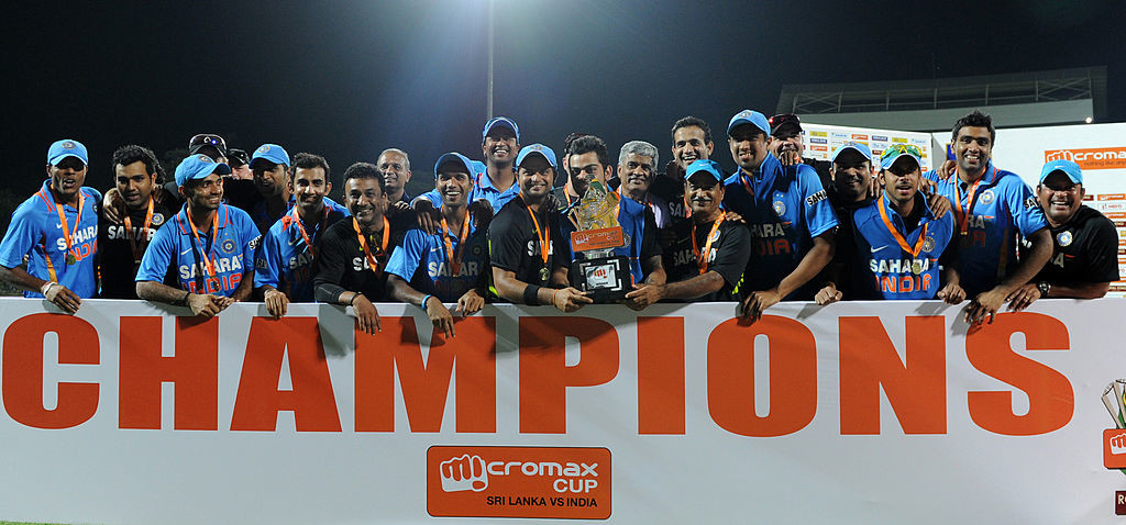 Dhoni's men won the 2012 series 4-1.