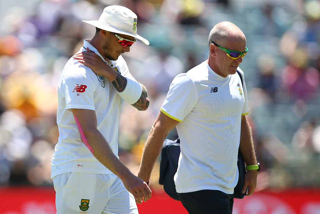 Steyn suffered a fracture on his shoulder in November, 2016.