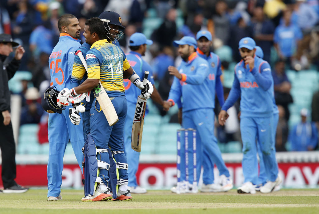 Sri Lanka did manage to beat India in their Champions Trophy encounter.