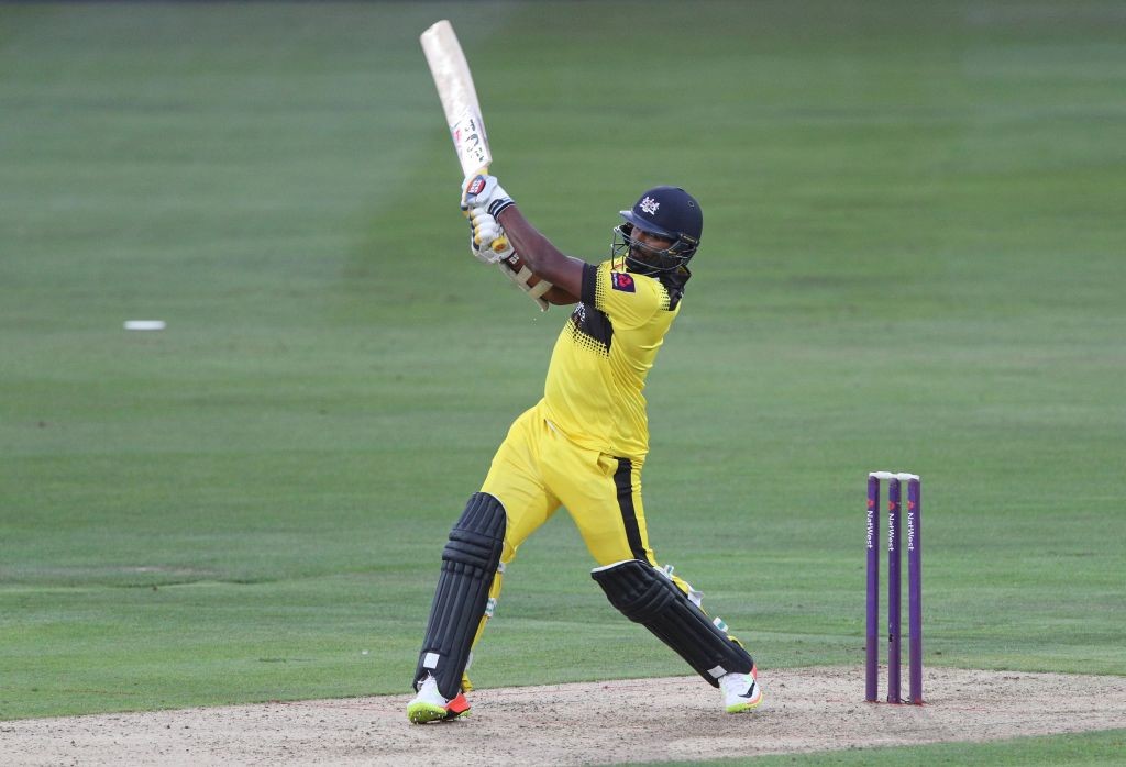 Perera can use the long-handle to good effect.