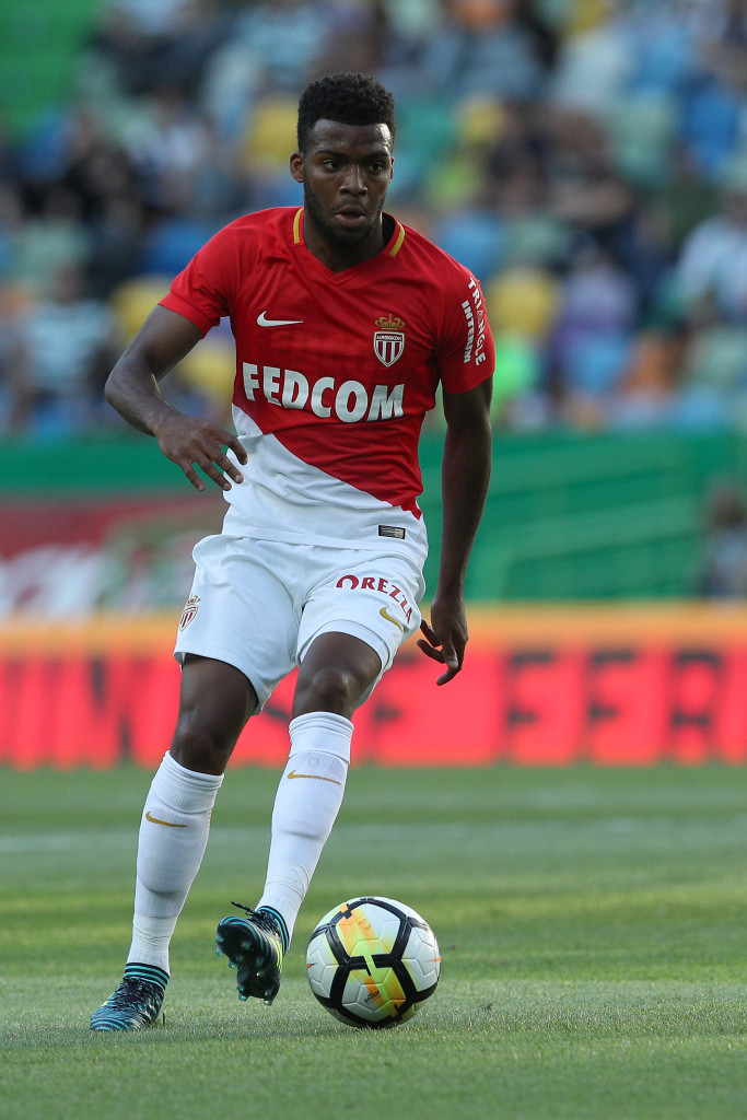 LISBON, PORTUGAL - JULY 22: Monaco midfielder Thomas Lemar from France during the Friendly match between Sporting CP and AS Monaco at Estadio Jose Alvalade on July 22, 2017 in Lisbon, Portugal. (Photo by Carlos Rodrigues/Getty Images)