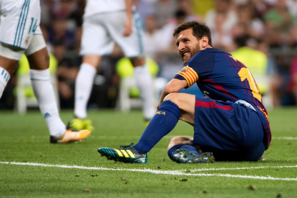 A painful night for Messi