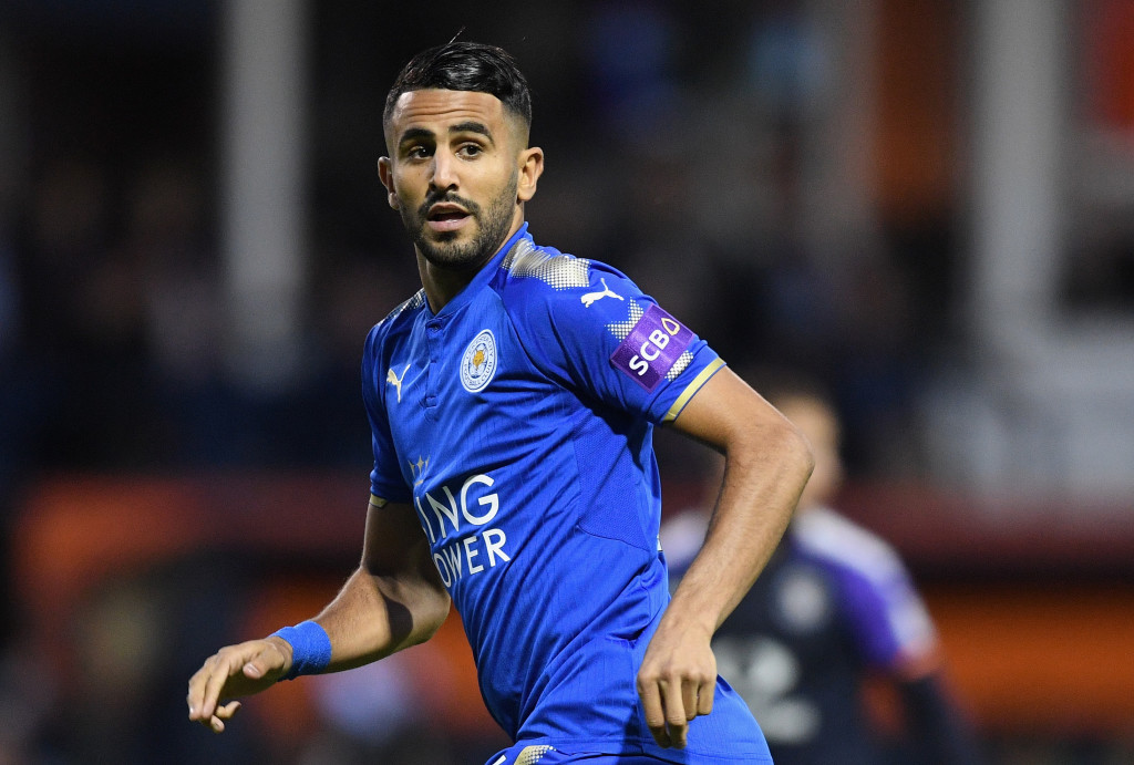 LUTON, ENGLAND - JULY 26: Riyad Mahrez of Leicester in action during the pre-season friendly match between Luton Town and Leicester City at Kenilworth Road on July 26, 2017 in Luton, England. (Photo by Michael Regan/Getty Images)