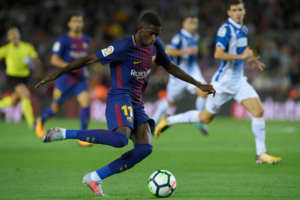 It remains to be seen if new boy Dembele will be handed his full debut.