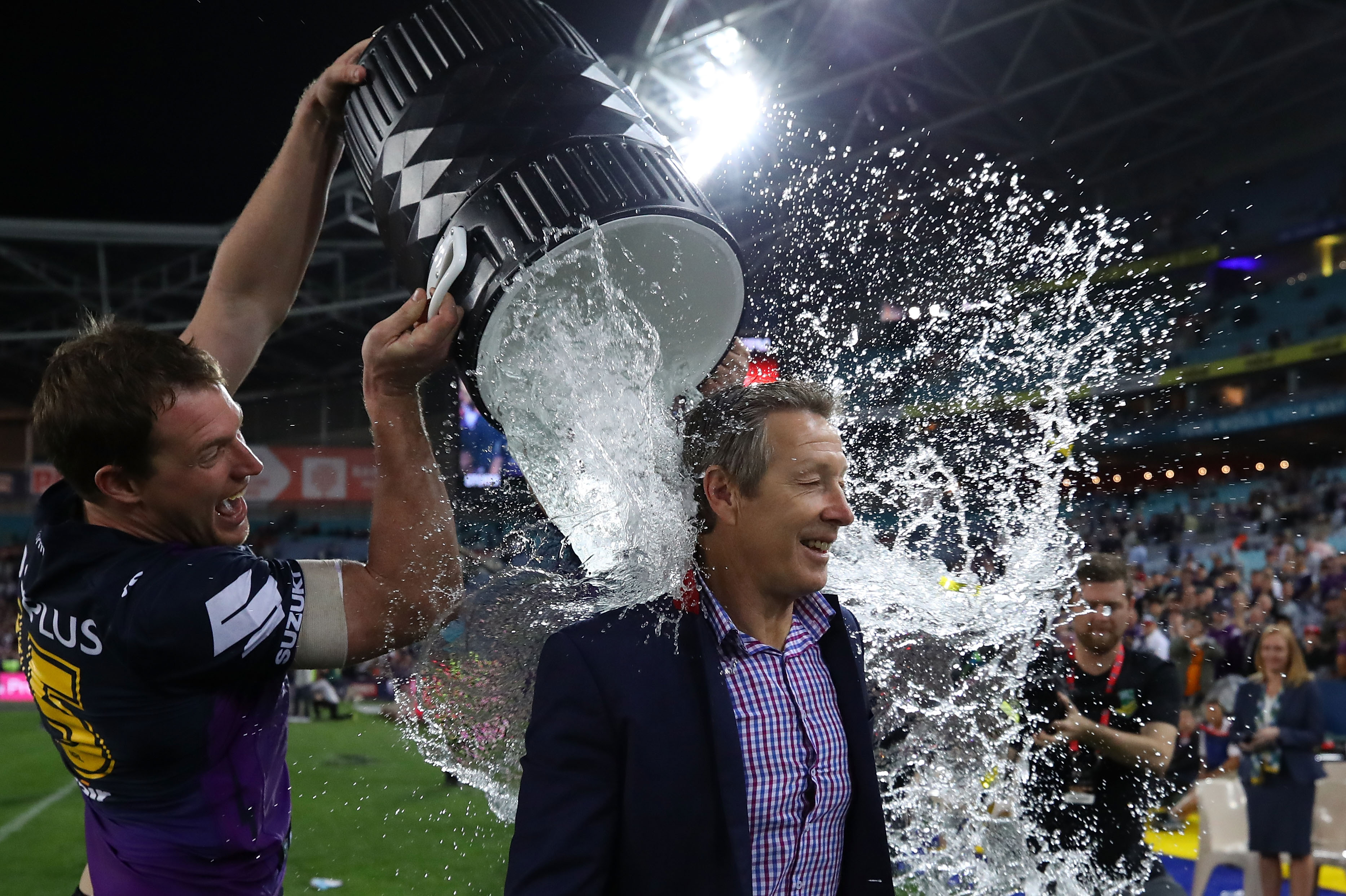 The Melbourne Storm completed a dominant season, led by coach Craig Bellamy.