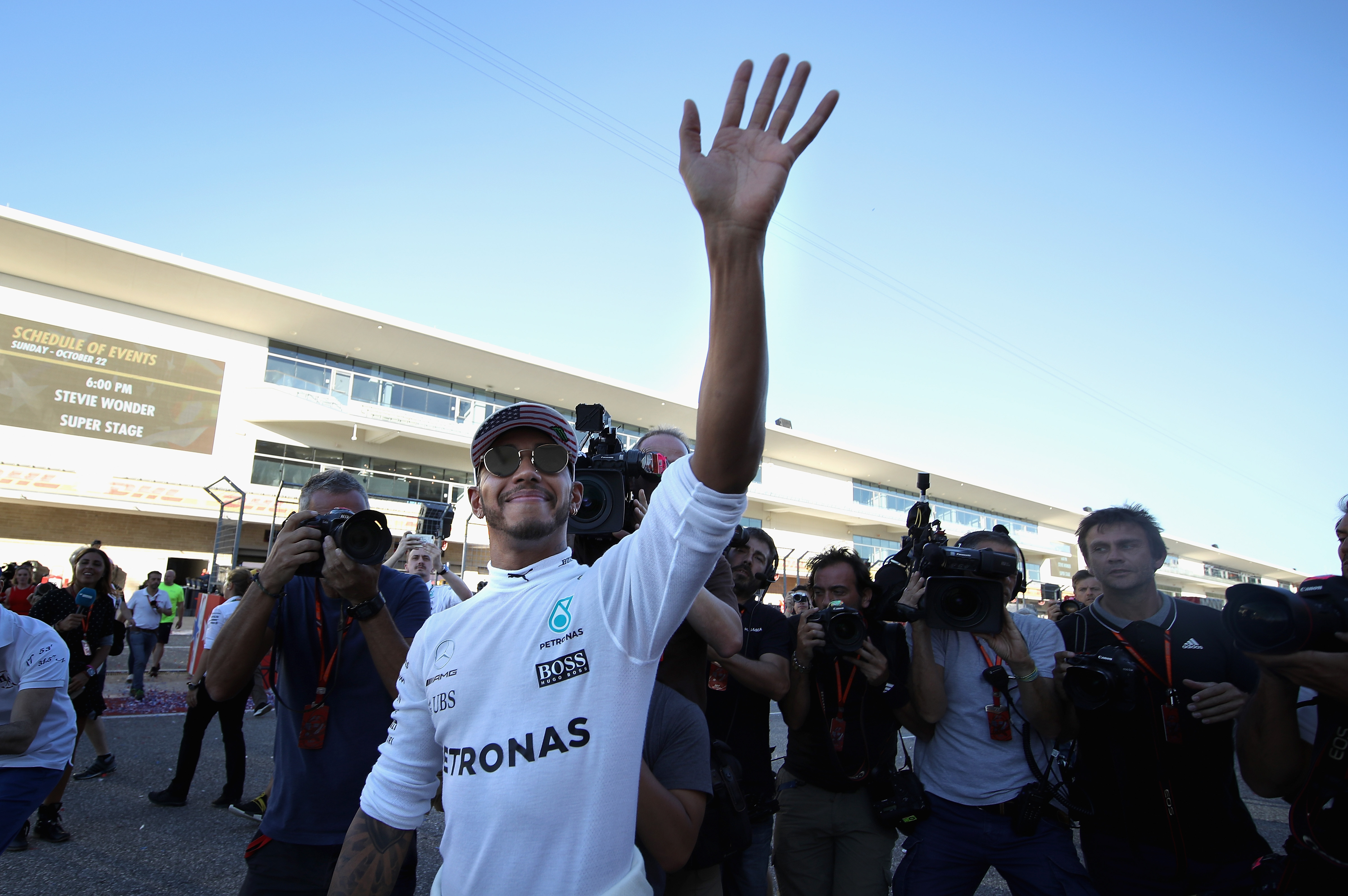 Lewis Hamilton could wrap up the F1 title this weekend.