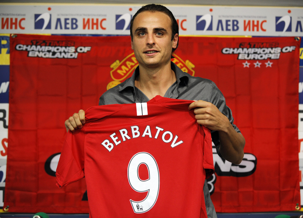 Berbatov completed a dramatic deadline-day move to United in 2008.