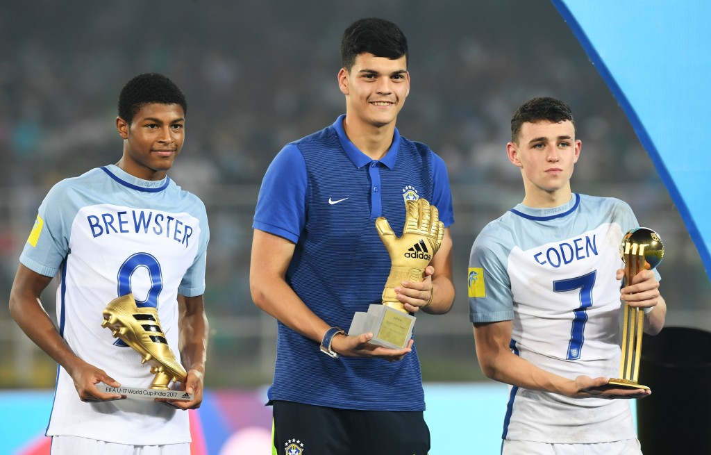 Foden was Man of the Tournament at the U17 World Cup.