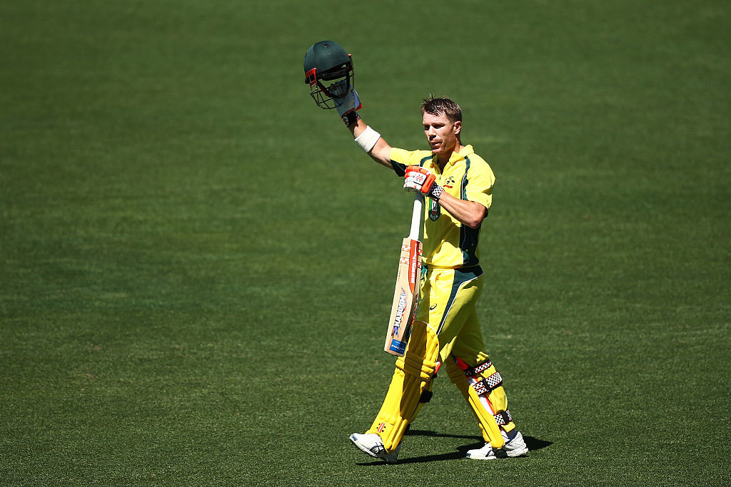 Warner scored his 17th ODI half-century.