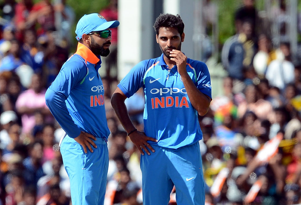Bhuvneshwar Kumar did not have the best of days with the ball.