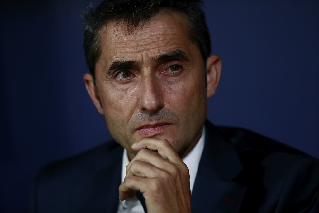 Barca boss Ernesto Valverde