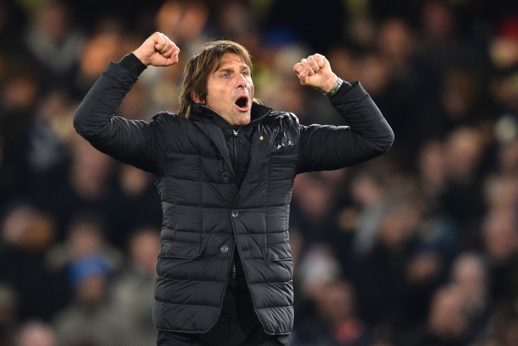 In the end, it was Conte celebrating a crucial result. 