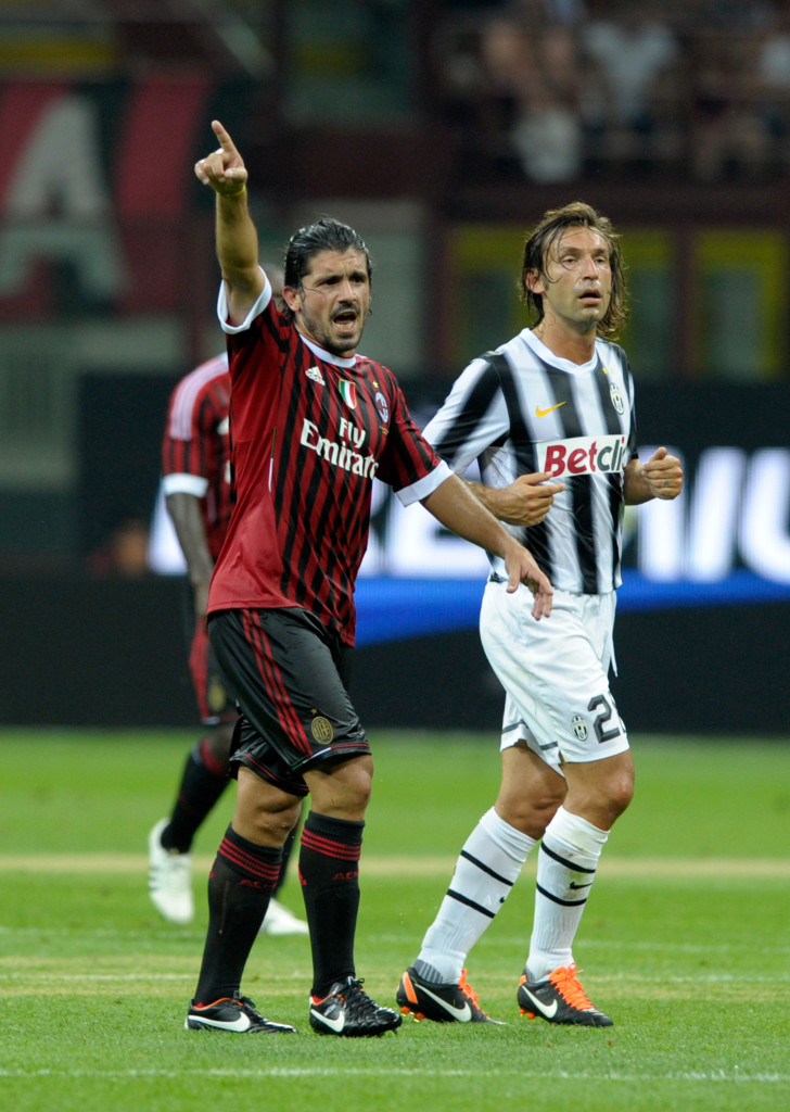 Gennaro Gattuso: dangerous for teammates and opponents alike. 