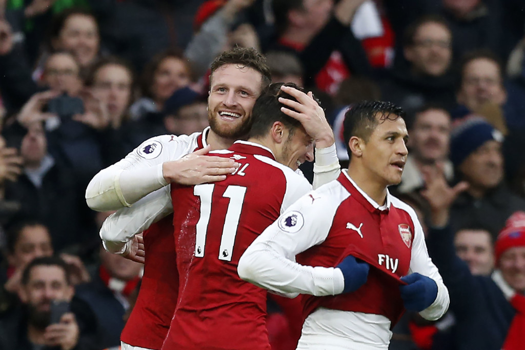 Mustafi's header was brilliant but it was all a result of Ozil's free-kick.