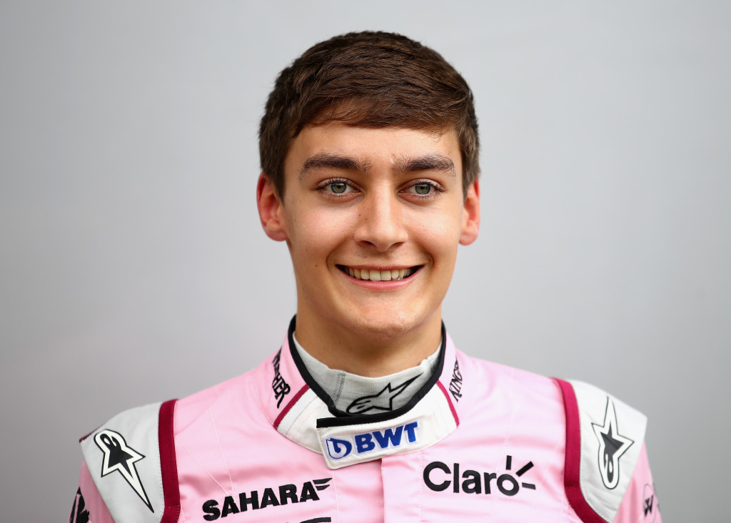 Young George Russell gets another chance to impress for Force India.
