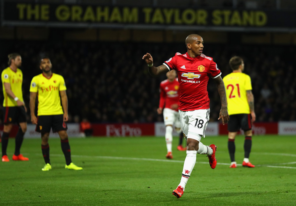 Ashley Young was the surprise star of Manchester United's 4-2 win. 