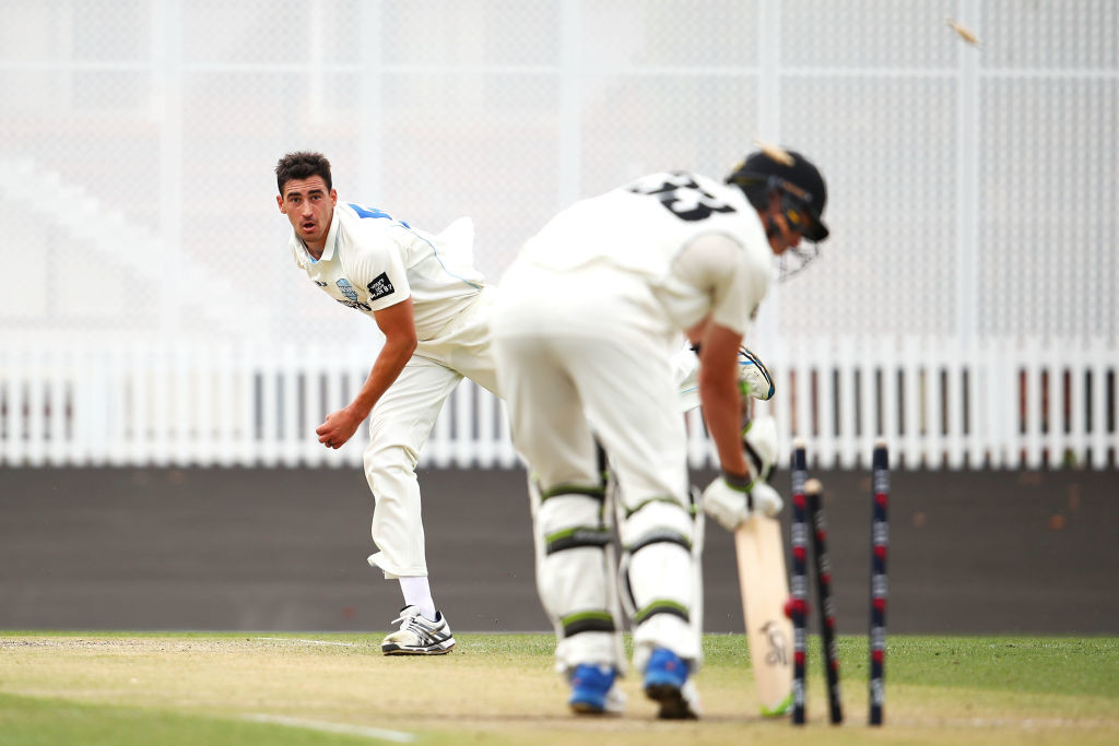 Starc's searing yorkers were in full display at Hurstville Oval.