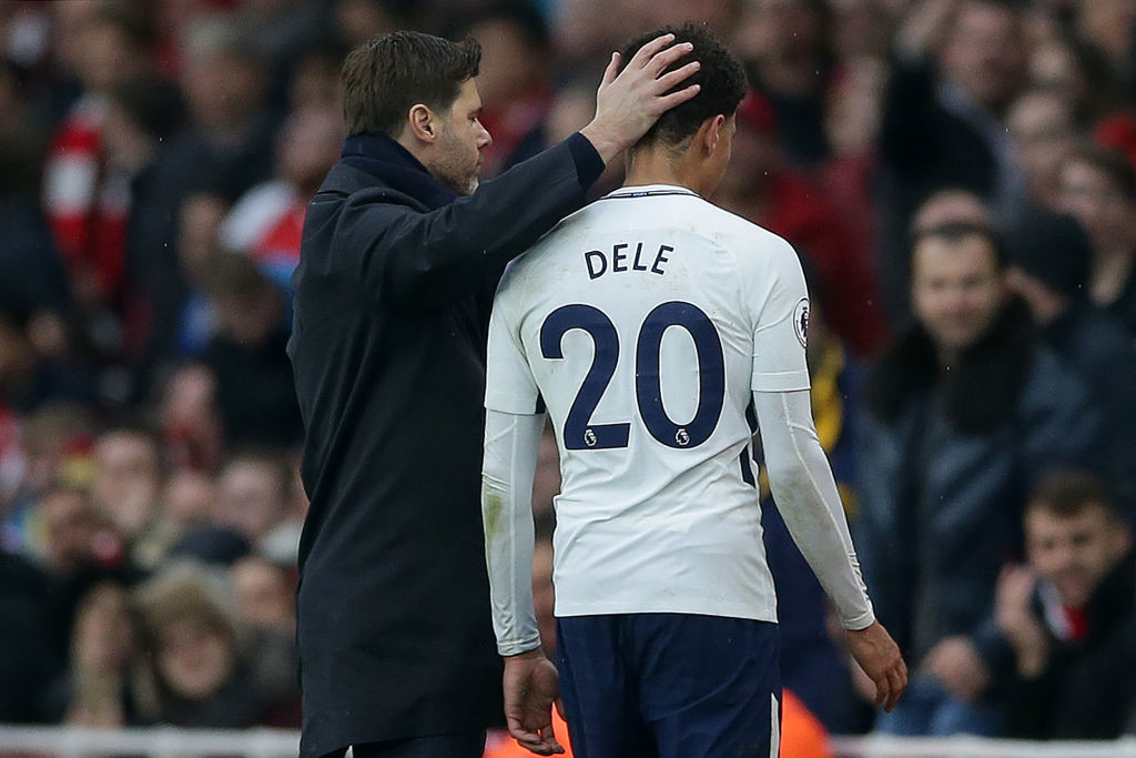 Dele Alli is subbed off