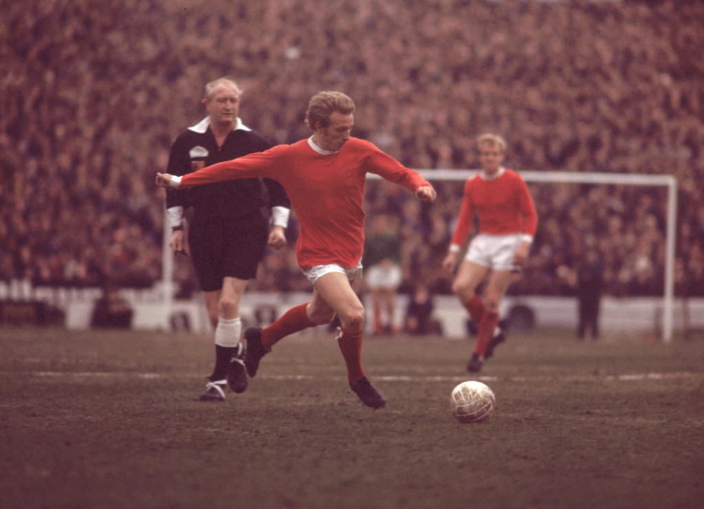 Denis Law sent his beloved Manchester United down in 1974. 