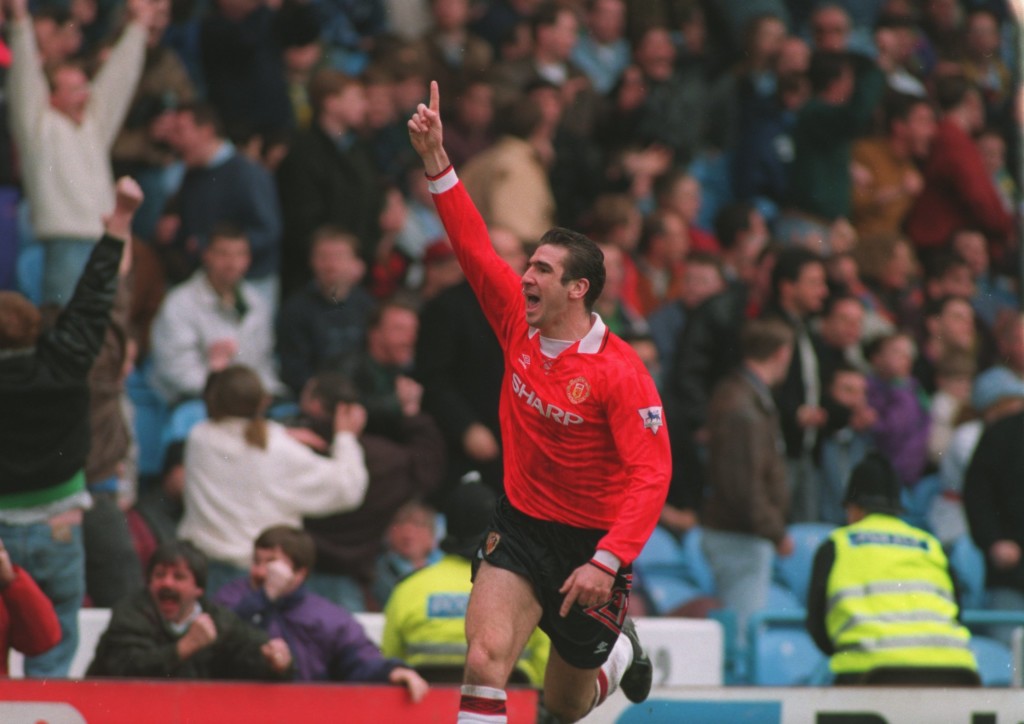 Eric Cantona inspired a comeback from 2-0 down. 