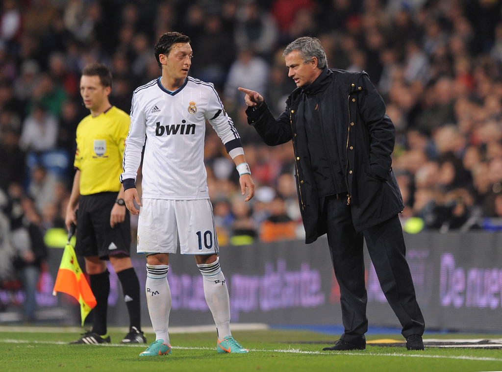 Ozil and Mourinho have a good relationship from their time at Real Madrid. 