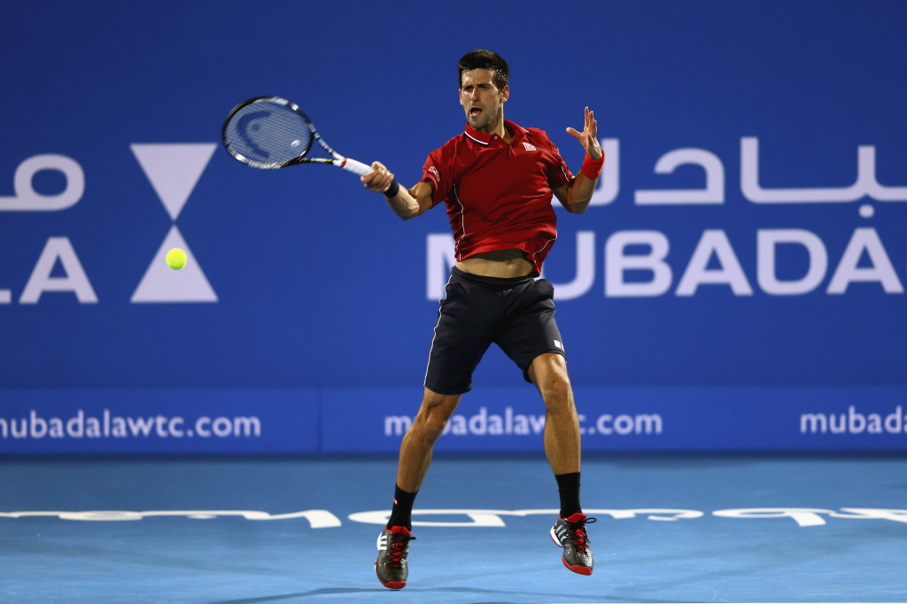 Djokovic is a three-time MWTC champion in Abu Dhabi. 