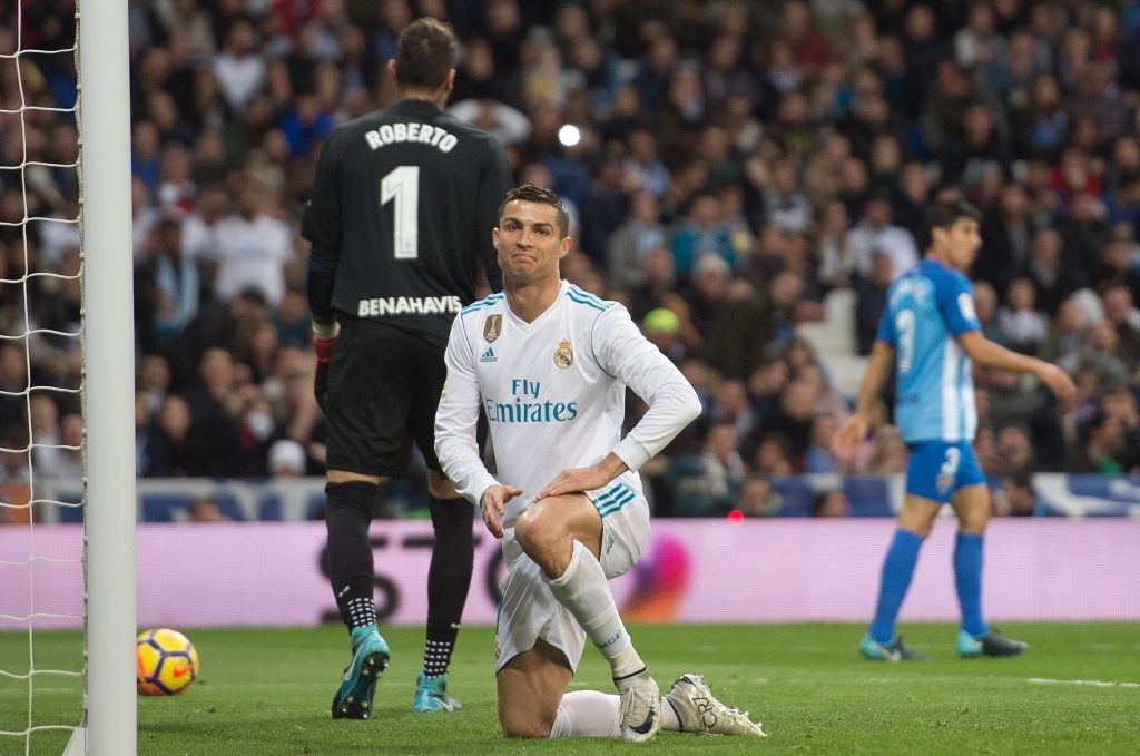 Ronaldo has just two goal in 10 LaLiga games this season.