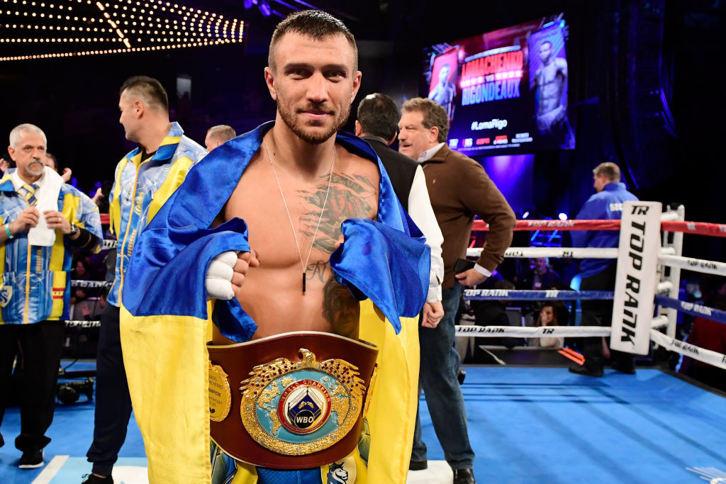 Lomachenko's footwork in unmatched.